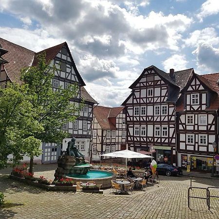 Ferienwohnung Historischer Marktplatz Spangenberg Esterno foto