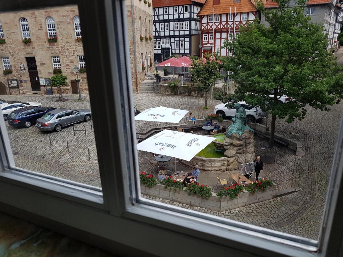 Ferienwohnung Historischer Marktplatz Spangenberg Esterno foto