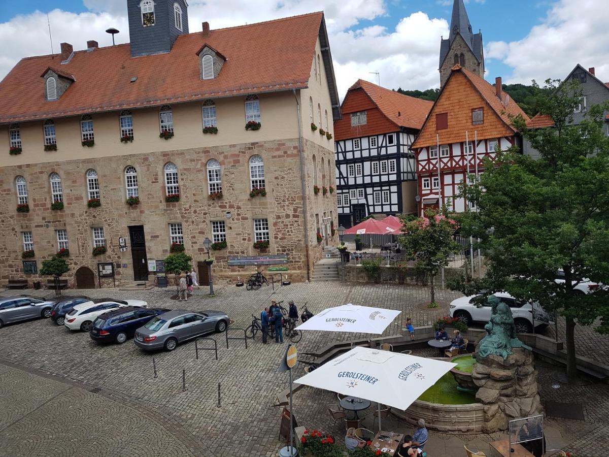 Ferienwohnung Historischer Marktplatz Spangenberg Esterno foto