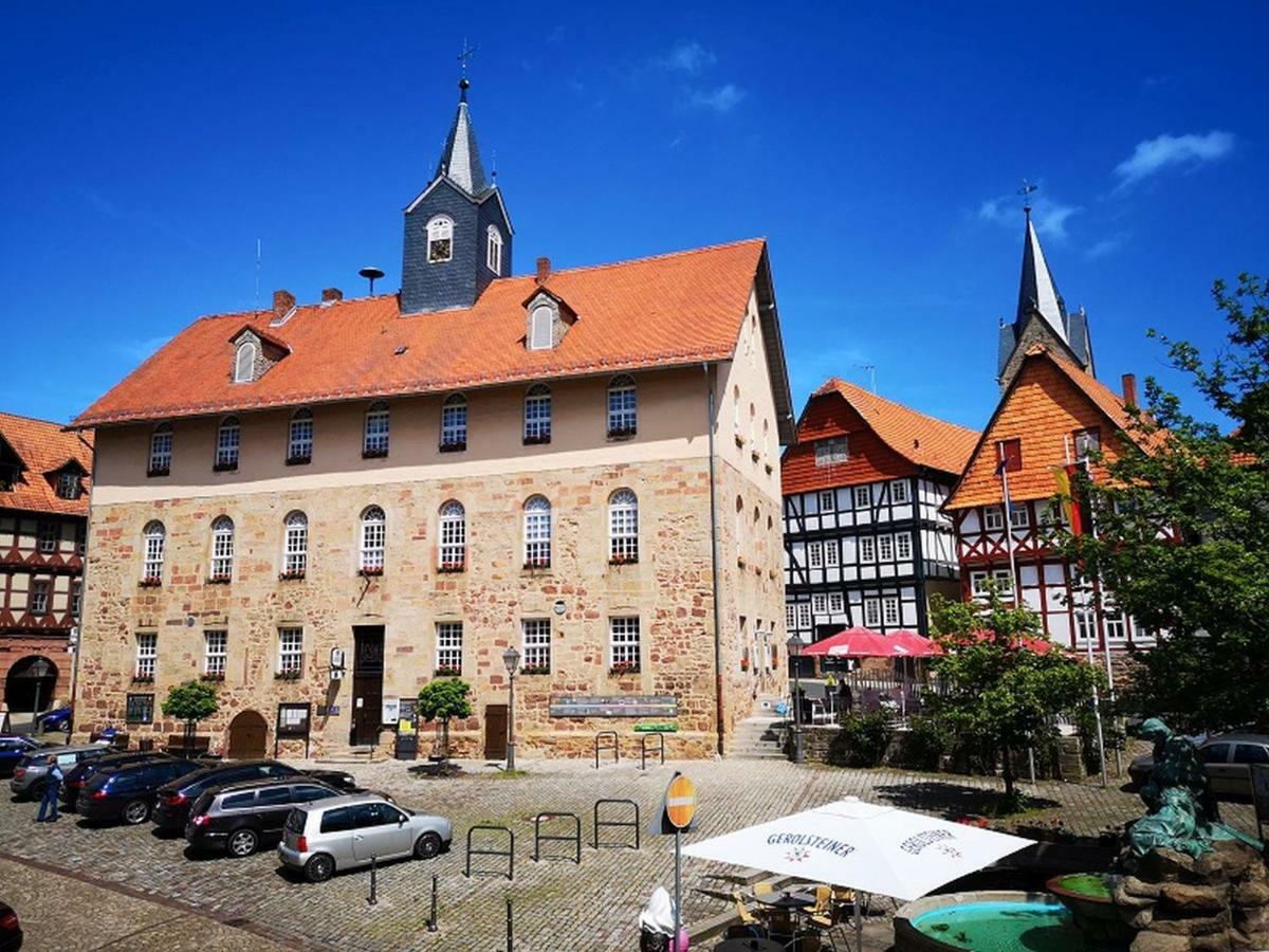 Ferienwohnung Historischer Marktplatz Spangenberg Esterno foto