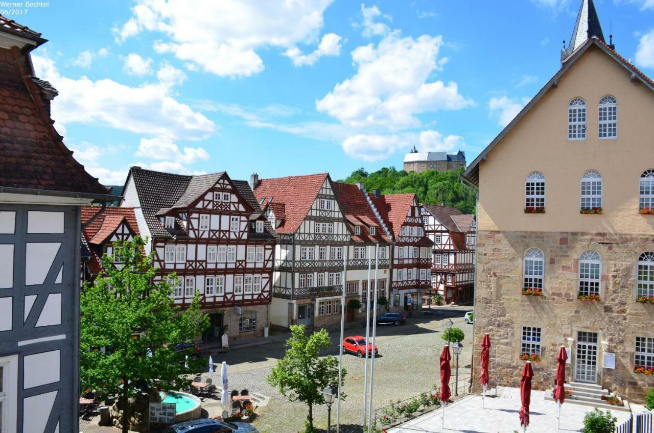 Ferienwohnung Historischer Marktplatz Spangenberg Esterno foto
