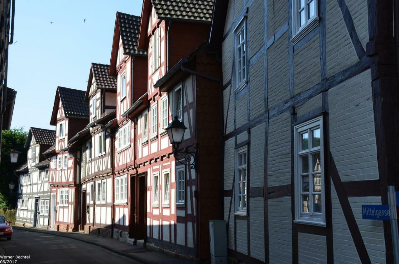 Ferienwohnung Historischer Marktplatz Spangenberg Esterno foto